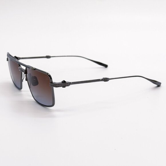 NEW VALENTINO V-SEI VLS-111C UNISEX TITANIUM SUNGLASSES VALENTINO VLS-111C - Picture 6 of 8
